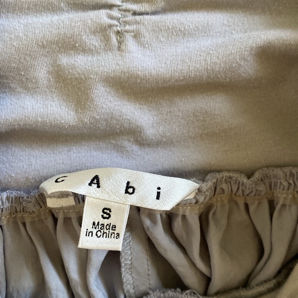 CAbi Silky Silver A-Line Skirt‎ Stretch Knit Waist Small - Picture 4 of 5